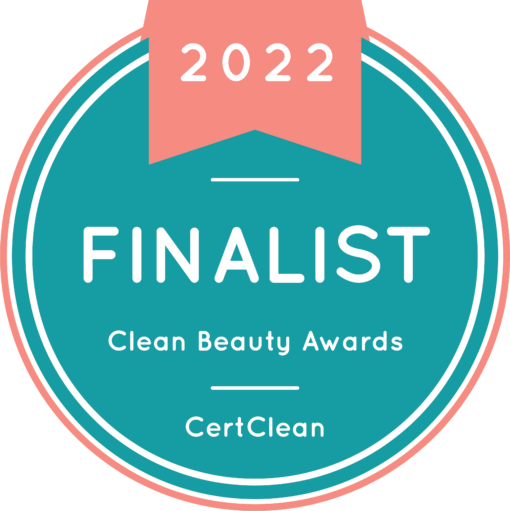 Official 2022 CertClean Clean Beauty Awards FINALIST badge